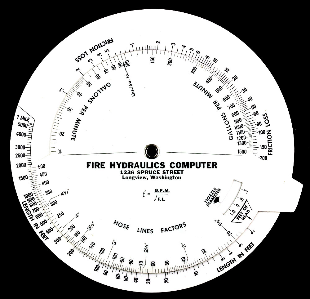 Fire Hydraulics Computer